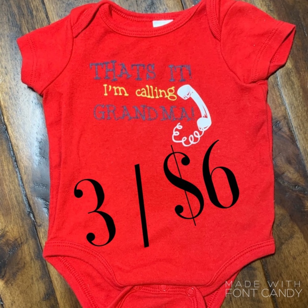 3M Cuddle Bear calling grandma body suit